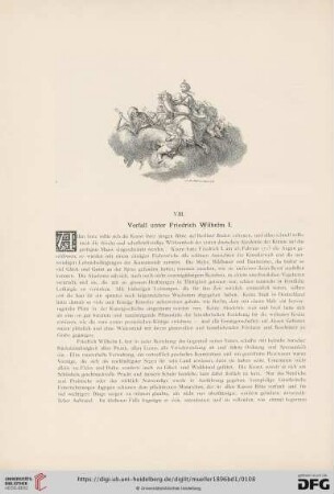 VIII. Verfall unter Friedrich Wilhelm I.