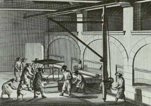 Glastechnik, Flachglasherstellung, 1765