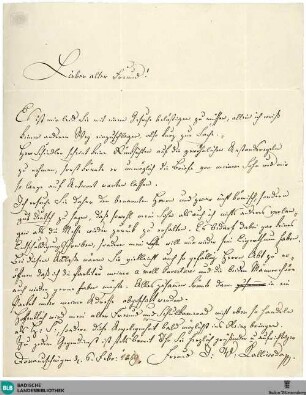 Brief von Johann Wenzel Kalliwoda an Johann Janatka vom 06.02.1859 - K 3170,684