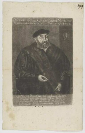 Bildnis des Valentinus Kötzler