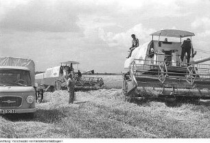 Landwirtschaft, Getreideernte, 1968