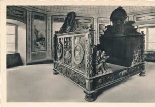 Historische Bettstelle des Grafen von Gleichen