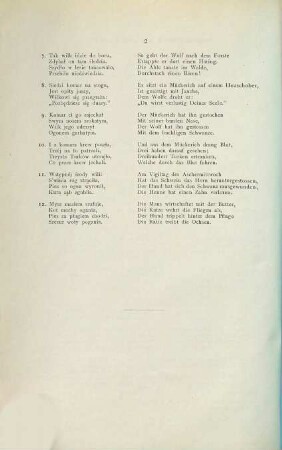 Polnische Lieder (aus Westpreussen)