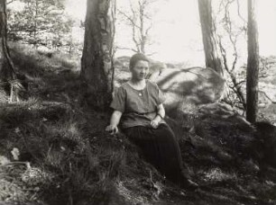 Die Schwester des Amateurfotografen Adolf Böttcher