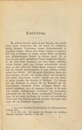 Ein altfranzösisches Marienlob aus einer Pariser Handschrift des dreizehnten Jahrhunderts