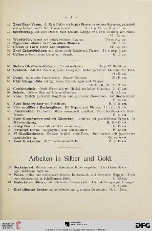 Arbeiten in Silber und Gold (Nr. 68-143)