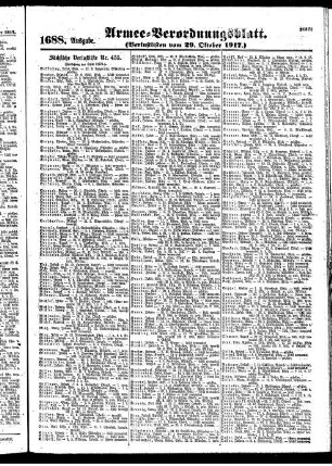 1688. Ausgabe. Montag, 29. Oktober 1917
