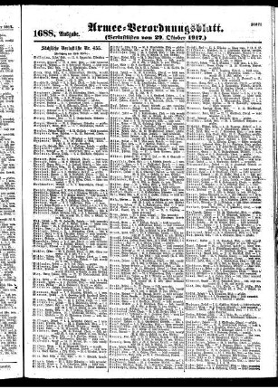 1688. Ausgabe. Montag, 29. Oktober 1917
