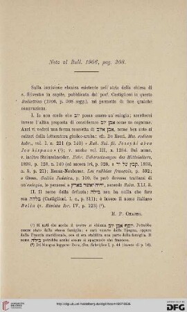 Nota al Bull. 1906, pag. 308