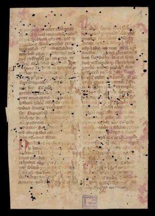 Theodoricus de Apolda (Fragment)