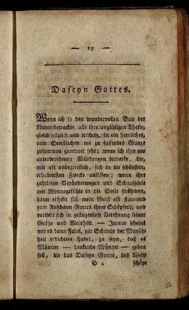 Daseyn Gottes.