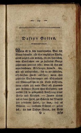 Daseyn Gottes.