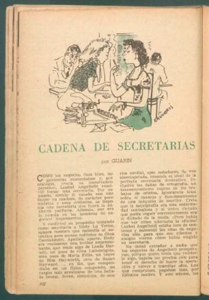 Cadena de secretarias
