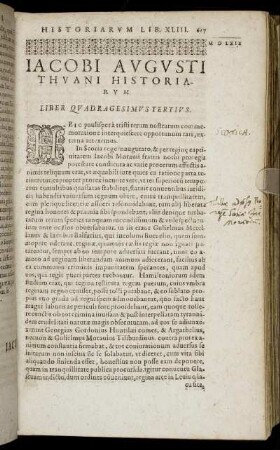 Liber Quadragesimus Tertius.