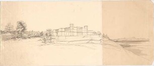 Voit, August von; Feldafing / Starnberger See (Bayern); Königliches Schloss (Königliche Villa) - Perspektive