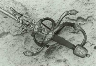 Rapier mit Radschloßpistole