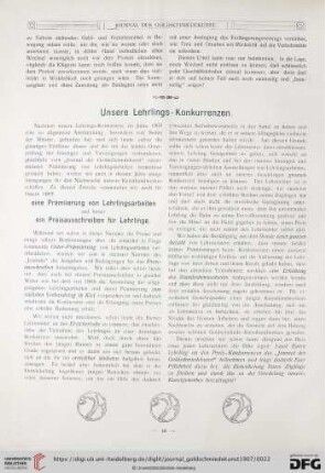 Unsere Lehrlings-Konkurrenzen