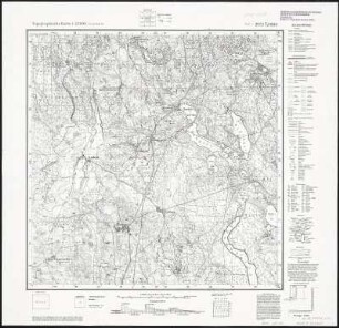 Meßtischblatt 2072 : Lesno, 1938 : Lesno. - Aufn. 1874, letzte Nachtr. 1938. - 1:25000. - [Berlin]: Reichsamt für Landesaufnahme, 1938. - 1 Kt.