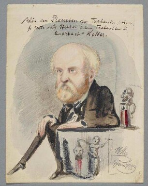 Bildnis von Friedrich Hebbel (1813-1863)