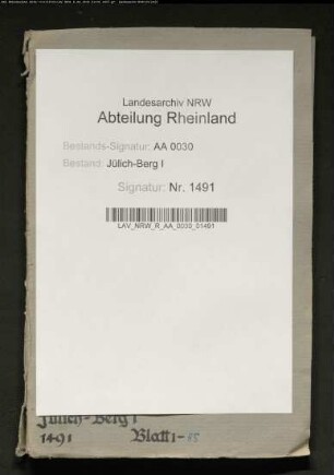Rentmeister zu SPARENBERG