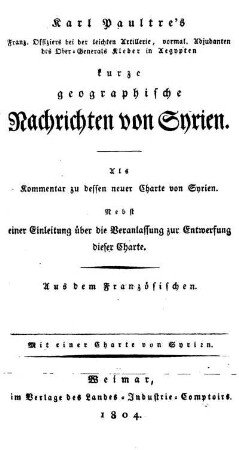 Robert Percival's Beschreibung der Insel Ceylon und ihrer Bewohner nebst einer Nachricht von einer Gesandtschafts-Reise an den Hof von Kandi /