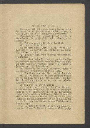 Viertes Gespräch