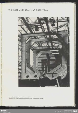 V. Eisen und Stahl im Schiffbau