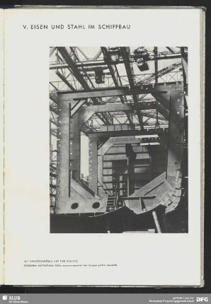 V. Eisen und Stahl im Schiffbau