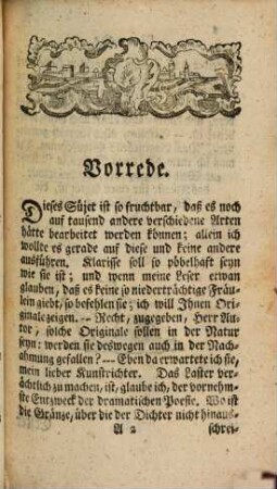 Die Wohlthaten unter Anverwandten : ein Lustspiel in drey Aufzügen