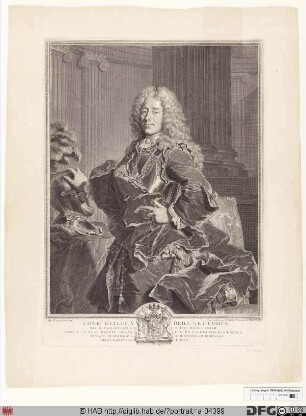 Bildnis Conrad Detlev von Dehn (1726 Reichsgraf)