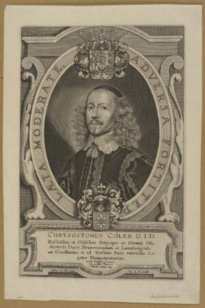 Bildnis des Chrysostomus Coler