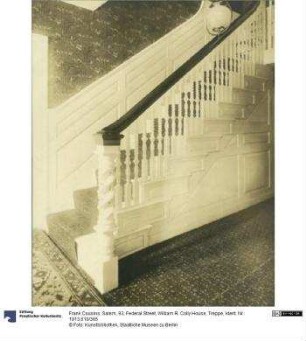 Salem, 93, Federal Street, William R. Colly House, Treppe