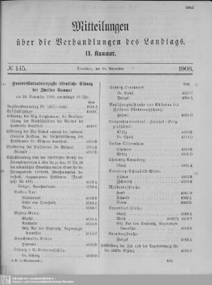 145. Sitzung