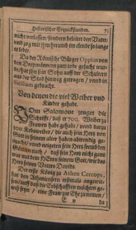 Von denen die viel Weiber und Kinder gehabt.