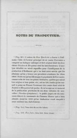 Notes du traducteur
