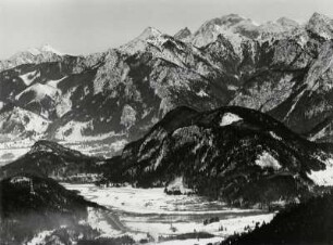 Allgäuer Landschaft zwischen Pfronten und Füssen
