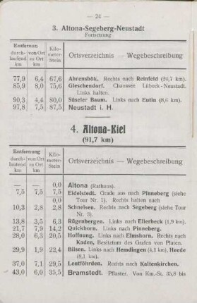 3. Altona - Segeberg - Neustadt