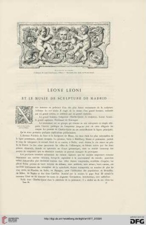 3: Leone Leoni et le Musée de sculpture de Madrid