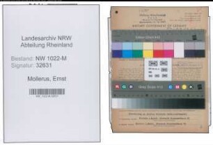 Entnazifizierung Ernst Mollerus , geb. 19.05.1883 (Geschaeftsfuehrer)