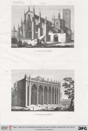 Edificj del medio Evo (Tavola 1 - 6)