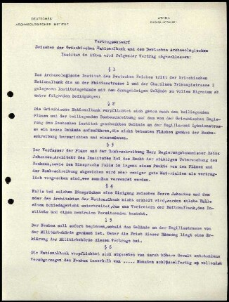 Anlage I. Vertragsentwurf