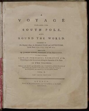 Vol. 2: A voyage towards the South Pole and round the World. Vol. 2