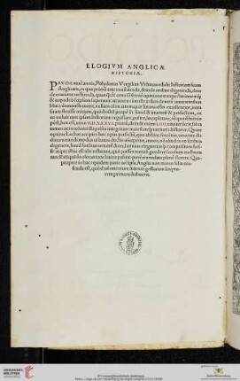 Elogivm Anglicæ Historiæ