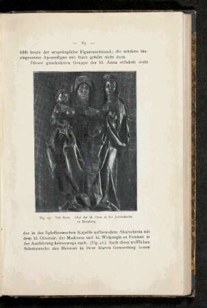 Fig. 45. Veit Stoss, Altar der hl. Anna in der Jacobskirche zu Nürnberg.
