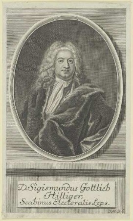 Bildnis des D. Sigismundus Gottlieb Hilliger