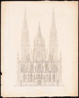 Votivkirche, Wien: Rückansicht