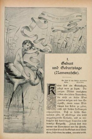 I. Geburt und Geburtstage (Namensfeste)