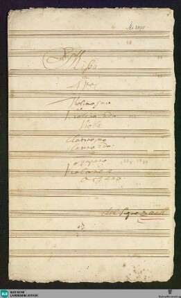 Masses - Don Mus.Ms. 2075 : V (4), orch, org; G; GotZ B15