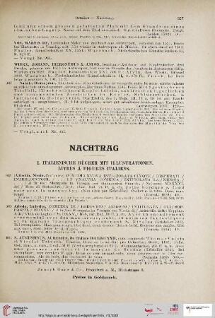 Nachtrag (Nr. 962-1040)
