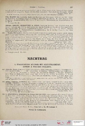 Nachtrag (Nr. 962-1040)